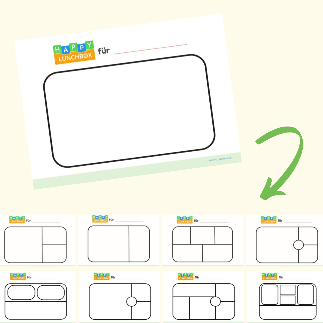3LunchboxFormSammlung Lunchbox-Formen-Worksheets