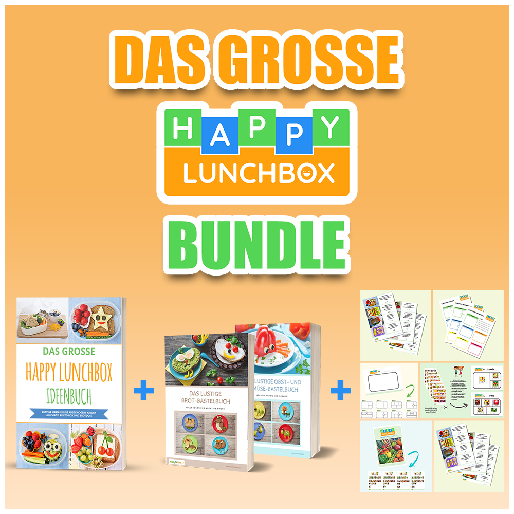 Das-grosse-Happy-Lunchbox-Bundle-Mobile Das grosse Happy Lunchbox Bundle für Kinder Lunchbox und Bento Box