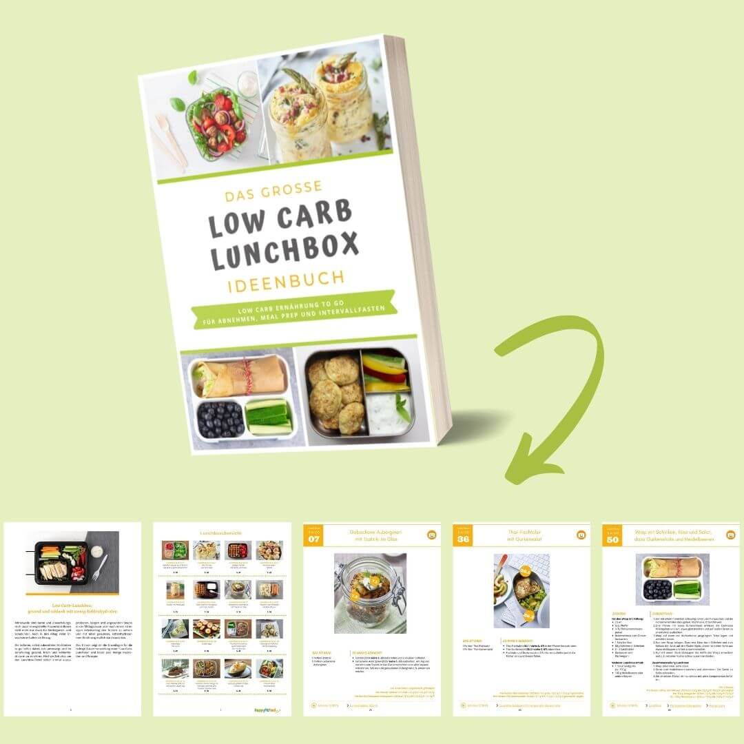 Low-Carb-Lunchbox-Ebook-Einblick Das große Low Carb Lunchbox Ideenbuch Einblick